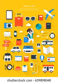 Travel Flat Illustrations Collection
