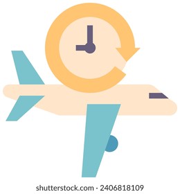 ícono de estilo plano de viaje para ui, ux, web, app, folleto, volante y diseño de presentación, etc.