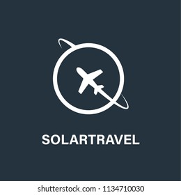 Travel Flight logo is a world globe with aeroplane image around it. Suited for tour and travel agent business.