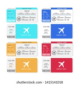 Travel flight ticket boarding pass passanger for business class