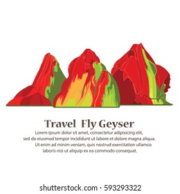 Travel, Fly Geyser  in Nevada