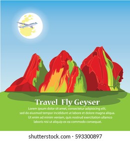 Travel, Fly Geyser  in Nevada