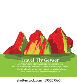 Travel, Fly Geyser  in Nevada