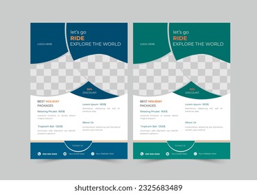 A travel Flyer is a promotional material that advertises a destination.