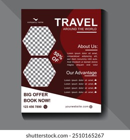 Travel Flyer Template A4 Size Print Ready Most Popular Design