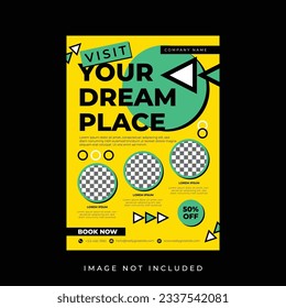 Travel Flyer Template Design Post