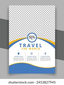 Travel Flyer | Tour Travel Flyer Design | Travel Flyer Template Agency Design | Creative Travel Flyer Template