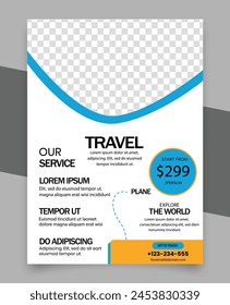 Travel Flyer | Tour Travel Flyer Design | Travel Flyer Template Agency Design | Creative Travel Flyer Template