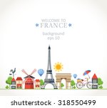 Travel France panorama background