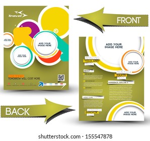  Travel Front & Back Flyer Template 