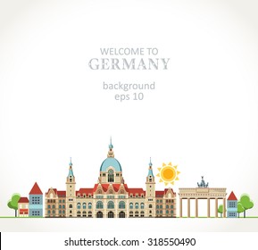 Travel Germany panorama background