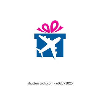 Travel Gift Logo Design Element