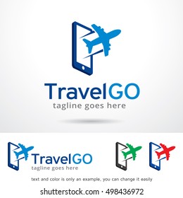 Travel Go Logo Template Design Vector