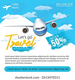 travel graphic. travel graphic design. social media vector. vector graphic.