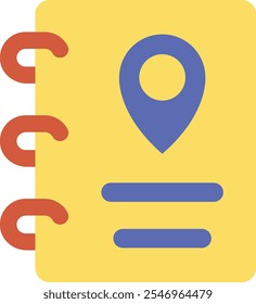 Travel Guide Icon Representing Exploration, Recommendations, and Navigational Tips, Perfect for Highlighting Tourist Information, Trip Planning, and Cultural Insights with an Informative and Engaging 