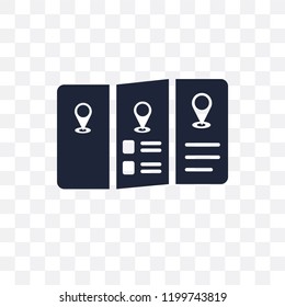 Travel guide transparent icon. Travel guide symbol design from Travel collection. Simple element vector illustration on transparent background.