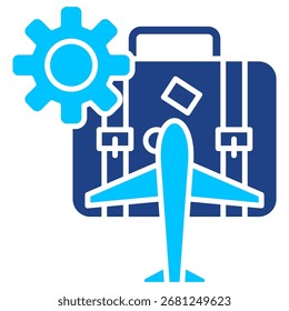 Travel Hacking Einfache Vektorsymbol-Sammlung