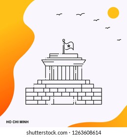 Travel HO CHI MINH Poster Template