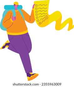 Travel Holiday Girl Planning List