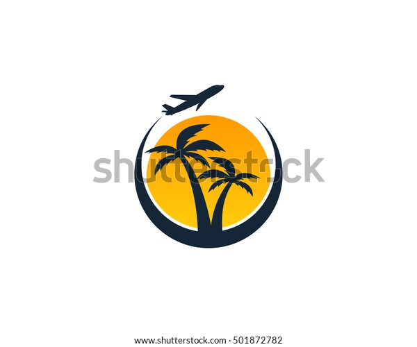 Travel Holiday Logo Design Template Stock Vector (Royalty Free) 501872782