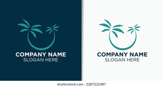 Travel and holiday logo design vector, travel logo template