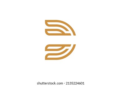 Travel and Holiday Monoline Logo