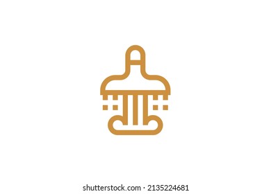 Travel and Holiday Monoline Logo