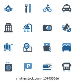 travel and hotel icons