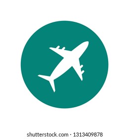 Travel icon ,airplane icon flat style trendy