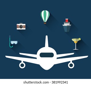Travel icon design 