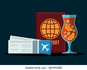 Travel icon design 