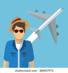 Travel icon design 