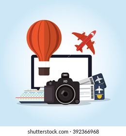 Travel icon design