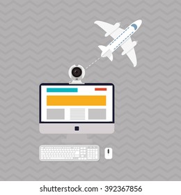 Travel icon design