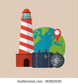 Travel icon design
