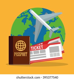 Travel icon design 