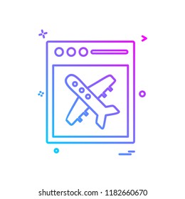 Travel icon design vector