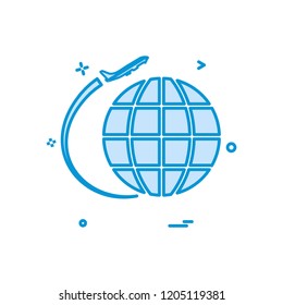 Travel icon design vector