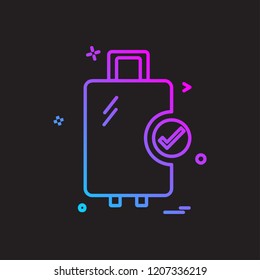 Travel icon design vector