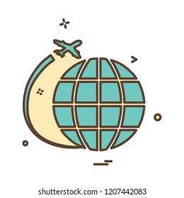 Travel icon design vector 