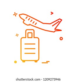 Travel icon design vector