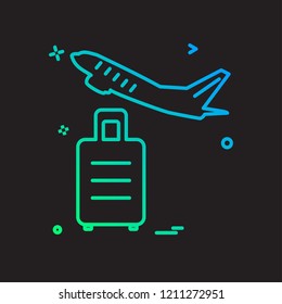 Travel icon design vector