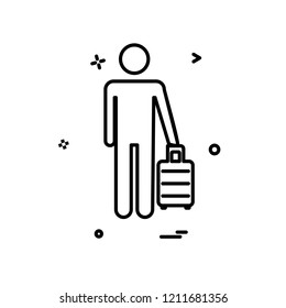 Travel icon design vector