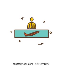 Travel icon design vector