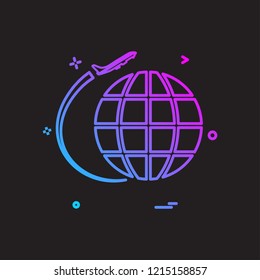 Travel icon design vector