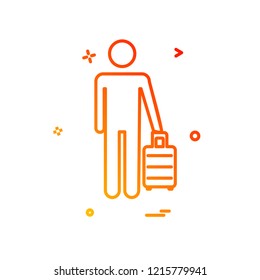 Travel icon design vector