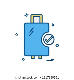 Travel icon design vector