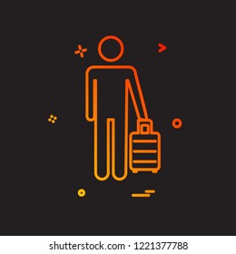 Travel icon design vector