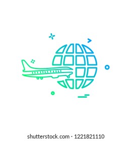 Travel icon design vector