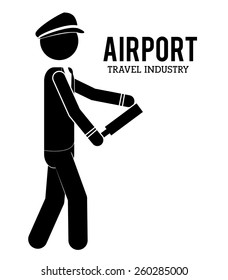 Travel icon design, vector illustration over white background